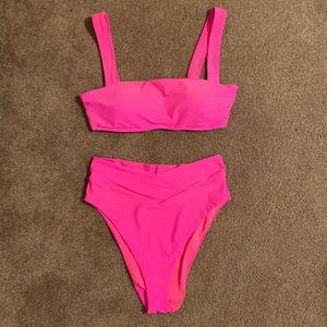 Discounted Shipping! Aerie Crossed Swim Bikini Set